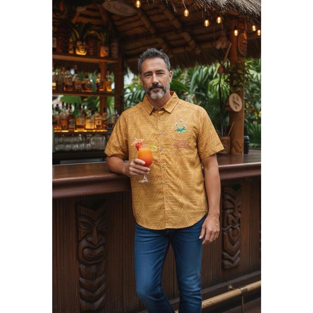 Disney Parks Enchanted Tiki Room Camp Shirt Adult Small NEW WITH TAGS - Picture 4 of 9